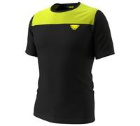 Dynafit Elevation M - T-shirt - uomo M/L Black/Yellow man Pfc-Free,Lana Merino,Dwr