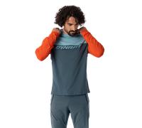 DYNAFIT - Felpa con cappuccio Traverse Sun uomo - Grigio (Taglia: L)