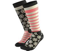Dynafit FT Graphic - calzino sci alpinismo 35/38 Black/Dark White/Light Pink unisex