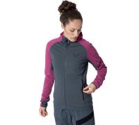 Dynafit Transalper Ptc Hooded W - felpa in pile - donna Blue/Dark Pink/Black S