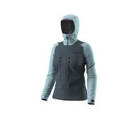 DYNAFIT Giacca da sci alpinismo da donna Blacklight 3L con cappuccio azzurro | XS
