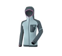 Giacca con cappuccio Dynafit Radical Polartec grigio blu pastello donna - L