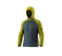 Giacca da uomo Dynafit Radical Dwn Rds M Hood Jkt Taglia: L / Colore: verde/grigio