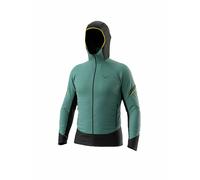 DYNAFIT Giacca softshell da uomo Mezzalama Polartec® Alpha® con cappuccio azzurro | M