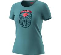T-shirt Dynafit Graphic manica corta azzurro rosa donna - XS