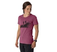 T-shirt Dynafit Graphic manica corta viola porpora donna - L