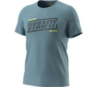 T-shirt Dynafit Graphic manica corta blu acciaio - M