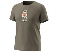 T-shirt Dynafit Graphic manica corta marrone verdastro - L