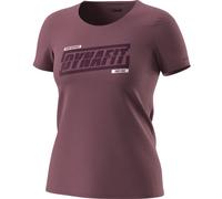 Dynafit Graphic - T-Shirt - donna I46 D40 Bordeaux/Dark Bordeaux/Pink woman Bluesign,Cotone Organico/Biologico
