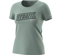 Dynafit Graphic - T-Shirt - donna I46 D40 Green/Dark Green/Pink woman Bluesign,Cotone Organico/Biologico