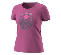 Dynafit Graphic - T-Shirt - donna I48 D42 Dark Pink/Dark Blue/Pink woman Bluesign,Cotone Organico/Biologico