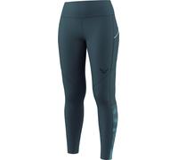 Dynafit - Legging antivento da trail running - Trail Reflective Tights W Cinder per Donne in Softshell - Taglia S - Grigio