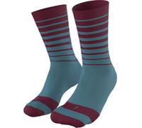 Dynafit Live To Ride - calzini MTB - uomo 39/42 Dark Red/Blue unisex Made In Eu