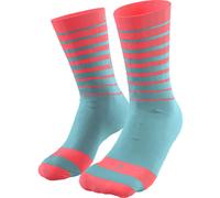 Dynafit Live To Ride - calzini MTB - uomo 43/46 Light Red/Light Blue unisex Made In Eu