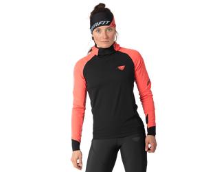 DYNAFIT - Maglia a manica lunga con cappuccio Alpine donna - Rosa (Taglia: 42)