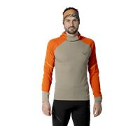 Dynafit Alpine L/S Hooded M - maglia a maniche lunghe - uomo XL Brown/Orange man Polygiene,Carvico,Recycled Polyester
