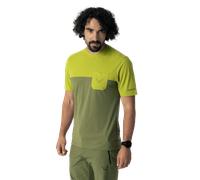 DYNAFIT - Maglia a maniche corte Transalper Pocket da uomo - Giallo (Taglia: 54)