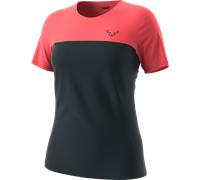 Dynafit Traverse S-Tech S/S W - T-shirt - donna M/L Dark Blue/Red woman
