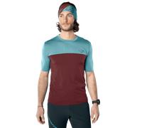 Dynafit Traverse S-Tech - maglia trail running - uomo XL/2XL Dark Red/Light Blue man