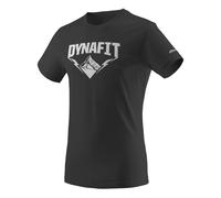 Dynafit - T-shirt in cotone biologico - Graphic Co M S/S Tee Black Out Hardcore per Uomo in Cotone - Taglia S - Nero