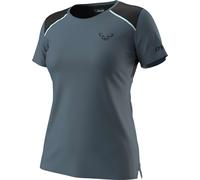 Dynafit - Maglietta da corsa ultraleggera e traspirante a maniche corte - Sky Shirt W Cinder per Donne in Poliestere Riciclato - Taglia XS - Grigio