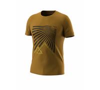 Dynafit Transalper Graphic S/S M - T-shirt - uomo S Dark Yellow/Black/Green man Polygiene,Recycled Polyester,Tencel/Lyocell