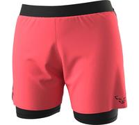 Pantaloncini dynafit alpine pro 2 in1 donna rosa nero