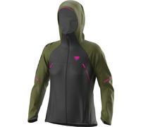 Dynafit Ride 3L W Jkt - giacca hardshell - donna M Black/Dark Green/Pink woman