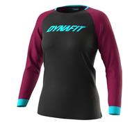 Dynafit Ride L/S W - maglia a maniche lunghe - donna M Black/Dark Pink/Light Blue woman Made In Eu,Recycled Materials