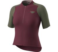 Dynafit Ride Light Half-Zip - maglia ciclismo - donna S Dark Red/Green woman