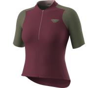 Dynafit Ride Light Half-Zip - maglia ciclismo - donna L Dark Red/Green woman