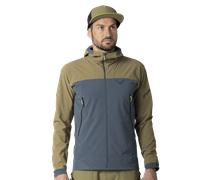 Dynafit Ridge Thermal Hoody M - felpa in pile - uomo 2XL Grey/Dark Green man Bluesign,Recycled Polyester,Pfc-Free,Dwr