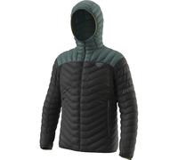 Dynafit Ridge Ultralight Down M - giacca piumino - uomo L Black/Green/Yellow man Rds,Piuma,Dwr,Recycled Polyamide,Pfc-Free,Bluesign
