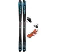 Dynafit Set Blacklight 88 W: sci da scialpinismo+attacco+pelli 151 cm Black/Light Blue unisex