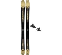 Dynafit Set Ridge 95: sci da scialpinismo+attacco 160 Black/Yellow unisex Made In Eu