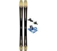 Dynafit Set Ridge 95: sci da scialpinismo+attacco+pelli Black/Yellow 160