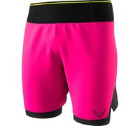 Dynafit - Short da trail running - Dna Ultra M 2/1 Shorts Pink Glo per Uomo in Pelle - Taglia L - Rosa