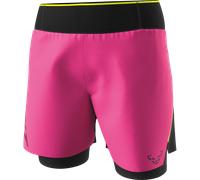 Dynafit DNA Ultra 2in1 W - pantaloni corti trail running - donna Pink/Black XS