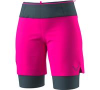 Dynafit - Short leggeri e traspiranti per trail running - Ultra 2/1 Shorts W Pink Glo per Donne in Silicone - Taglia L - Rosa