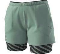 Dynafit - Women's Trail 2in1 Short - Pantaloncini da running L turchese