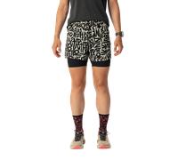 DYNAFIT - Shorts Trail 2in1 da donna - Beige (Taglia: 42)