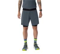 DYNAFIT - Shorts Ultra 2in1 uomo - Grigio (Taglia: S)