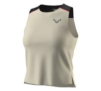 Dynafit Sky Crop Sleeveless T-shirt Beige S Donna