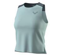 Dynafit Sky Crop W - top - donna S Light Blue/Blue/Blue woman Polygiene,Recycled Materials,Bluesign