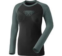Dynafit Speed Dryarn - maglietta tecnica a maniche lunghe - donna Black/Green I46 D40