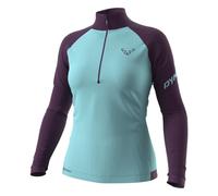 Dynafit Speed Polartec® 1/2 Zip - felpa in pile - donna S Light Blue/Dark Violet woman Bluesign,Polartec Power Grid