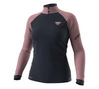 Dynafit Speed Polartec® 1/2 Zip - felpa in pile - donna XS Dark Blue/Light Pink woman Bluesign,Polartec Power Grid