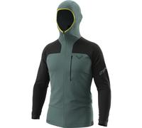 Dynafit Speed Polartec® Hooded - felpa in pile - uomo 2XL Green/Black/Yellow man Polartec Power Grid