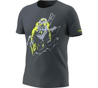 Dynafit - T-shirt in cotone biologico - Blacklight Co T-Shirt M Cinder Blacklight per Uomo in Cotone - Taglia S - Grigio