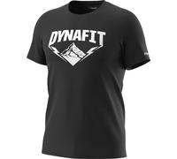 Dynafit - T-shirt in cotone biologico - Graphic Co M S/S Tee Black Out Hardcore per Uomo in Cotone - Taglia XL - Nero Nero XL
